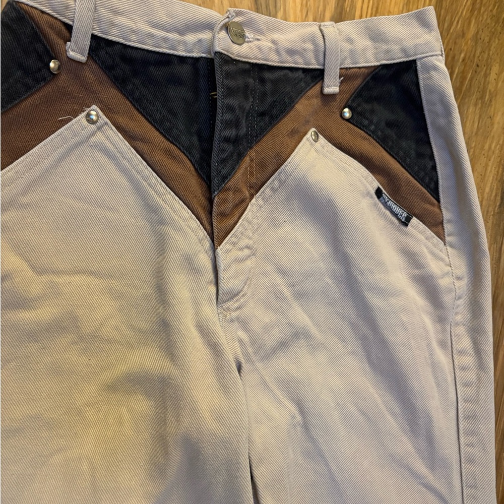 Vintage Rough Riders women’s high rise Pants straight leg pants Cowgirl chic - Picture 3 of 7
